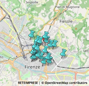 Mappa Via Domenico Cirillo, 50133 Firenze FI, Italia (1.348)