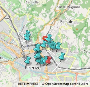 Mappa Via Domenico Cirillo, 50133 Firenze FI, Italia (1.48667)