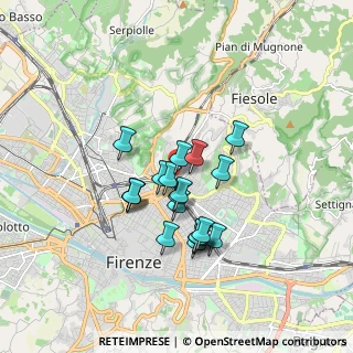 Mappa Via Mario Pagano, 50133 Firenze FI, Italia (1.381)