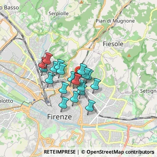 Mappa Via Domenico Cirillo, 50133 Firenze FI, Italia (1.2715)