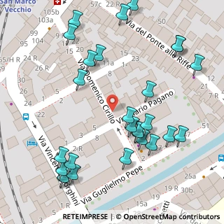 Mappa Via Domenico Cirillo, 50133 Firenze FI, Italia (0.08111)