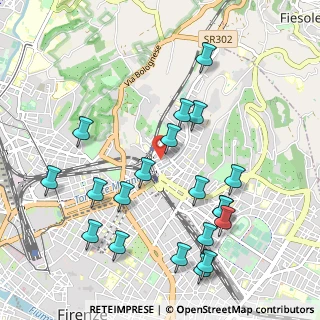 Mappa Via Mario Pagano, 50133 Firenze FI, Italia (1.165)