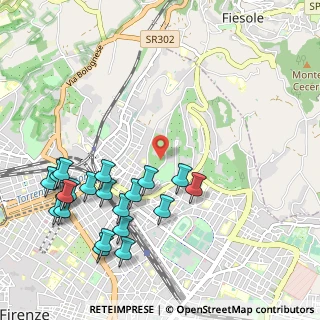Mappa Via delle Forbici, 50133 Firenze FI, Italia (1.256)