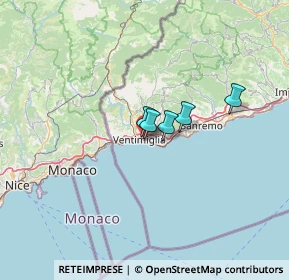 Mappa 18038 Ventimiglia IM, Italia (60.1715)