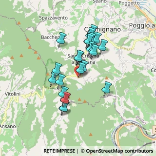 Mappa Via Giardino, 59015 Capraia e limite FI, Italia (1.49458)