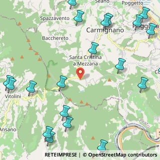 Mappa Via Giardino, 59015 Capraia e limite FI, Italia (3.385)