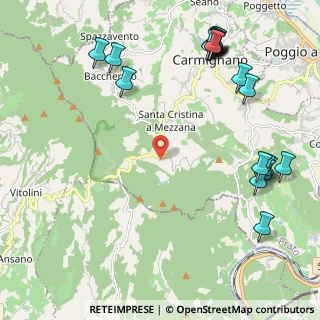 Mappa Via Giardino, 59015 Capraia e limite FI, Italia (2.9465)