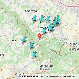 Mappa Via Giardino, 59015 Capraia e limite FI, Italia (3.51667)