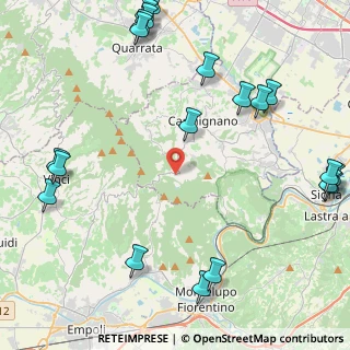 Mappa Via Giardino, 59015 Capraia e limite FI, Italia (6.281)