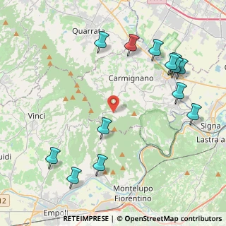 Mappa Via Giardino, 59015 Capraia e limite FI, Italia (5.22462)