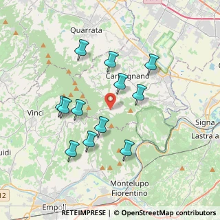 Mappa Via Giardino, 59015 Capraia e limite FI, Italia (3.53333)