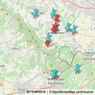 Mappa Via Giardino, 59015 Capraia e limite FI, Italia (4.66273)