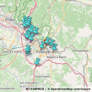 Mappa Via Guglielmo Pepe, 50133 Firenze FI, Italia (7.29667)