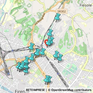 Mappa Via Guglielmo Pepe, 50133 Firenze FI, Italia (1.143)