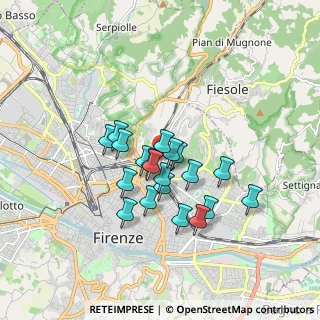 Mappa Via Guglielmo Pepe, 50133 Firenze FI, Italia (1.342)