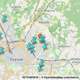 Mappa Via del Frullino, 50133 Firenze FI, Italia (2.34083)