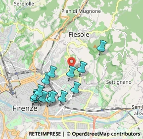 Mappa Via del Frullino, 50133 Firenze FI, Italia (2.05714)
