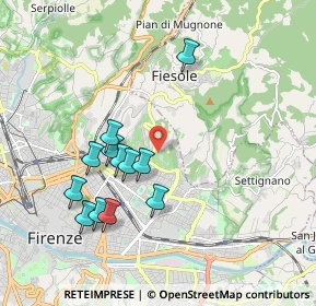 Mappa Via del Frullino, 50133 Firenze FI, Italia (1.85417)