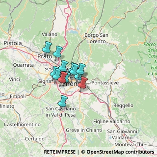 Mappa Via del Frullino, 50133 Firenze FI, Italia (8.60615)