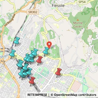 Mappa Via del Frullino, 50133 Firenze FI, Italia (1.4)