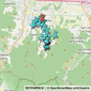 Mappa Via Comunale Folle Manzi, 55060 Capannori LU, Italia (1.3)