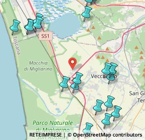 Mappa Via del Feo, 56019 Vecchiano PI, Italia (5.661)