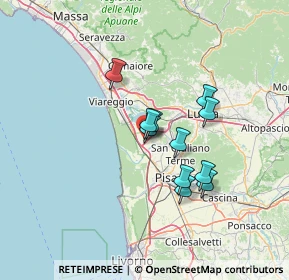 Mappa Via del Feo, 56019 Vecchiano PI, Italia (10.51182)