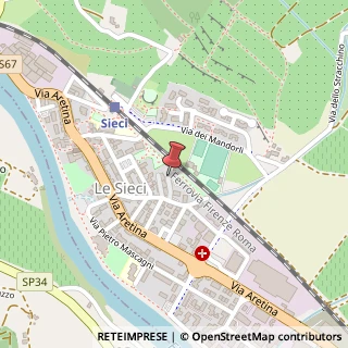 Mappa Via Spartaco Lavagnini, 27, 50065 Pontassieve, Firenze (Toscana)