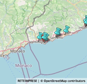 Mappa Via Arca di Noè, 18012 Bordighera IM, Italia (19.55364)