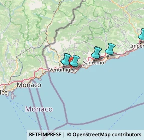 Mappa Via Arca di Noè, 18012 Bordighera IM, Italia (22.78545)