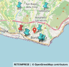 Mappa Via Bellavista, 18019 Vallecrosia IM, Italia (1.49182)