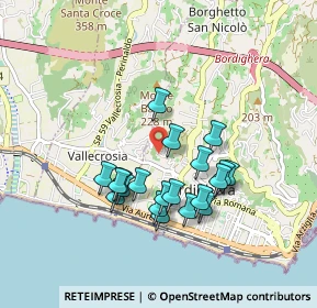 Mappa Via Bellavista, 18019 Vallecrosia IM, Italia (0.7955)