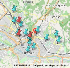 Mappa Viuzzo dei Bruni, 50133 Firenze FI, Italia (1.8925)