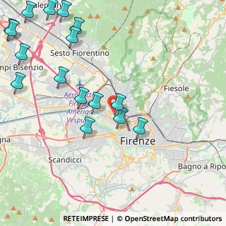 Mappa Viale Francesco Redi, 50127 Firenze FI, Italia (5.73375)