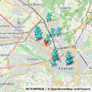 Mappa Viale Francesco Redi, 50127 Firenze FI, Italia (1.68667)