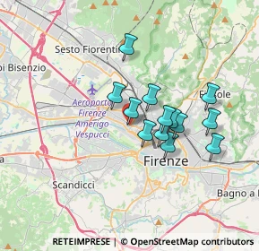 Mappa Via di Novoli, 50144 Firenze FI, Italia (2.76077)