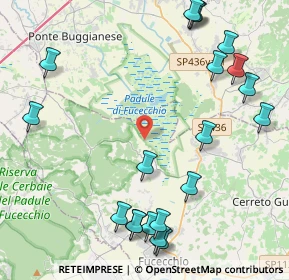 Mappa Via dello Stillo, 50054 Fucecchio FI, Italia (5.59)