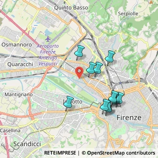 Mappa Via Ottorino Respighi, 50127 Firenze FI, Italia (1.955)
