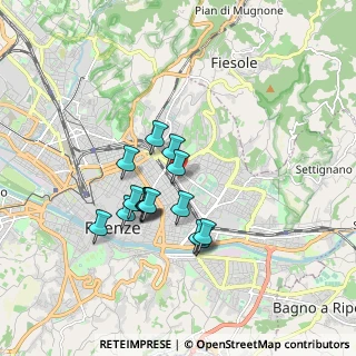Mappa Via Rosolino Pilo, 50131 Firenze FI, Italia (1.45733)