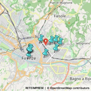 Mappa Via Rosolino Pilo, 50131 Firenze FI, Italia (1.37909)