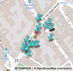 Mappa Via Masaccio, 50132 , 50132 (0.03704)