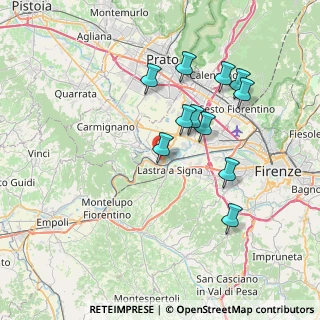 Mappa Via Berti, 50058 Signa FI, Italia (7.13091)