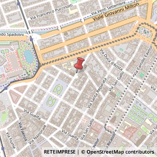 Mappa Via Santa Caterina D'Alessandria, 10/A, 50129 Firenze, Firenze (Toscana)