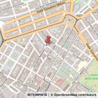 Mappa Via Bonifacio Lupi, 7, 50129 Firenze, Firenze (Toscana)