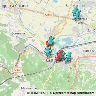 Mappa Via dei Berti, 50058 Signa FI, Italia (1.83692)