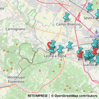 Mappa Via dei Berti, 50058 Signa FI, Italia (6.4295)
