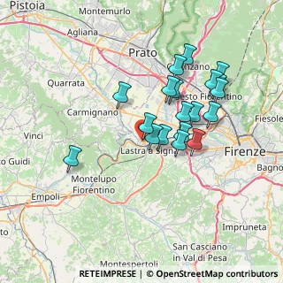 Mappa Via dei Berti, 50058 Signa FI, Italia (6.62526)