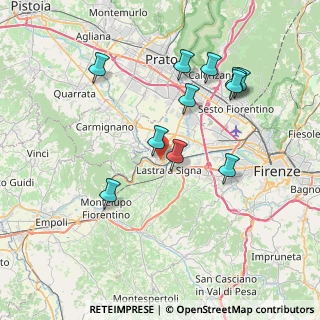 Mappa Via dei Berti, 50058 Signa FI, Italia (7.69545)