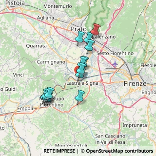 Mappa Via dei Berti, 50058 Signa FI, Italia (6.3)