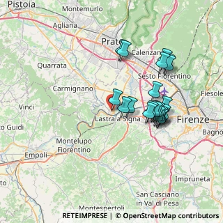 Mappa Via dei Berti, 50058 Signa FI, Italia (6.9185)
